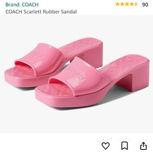 COACH Scarlett Rubber Sandal